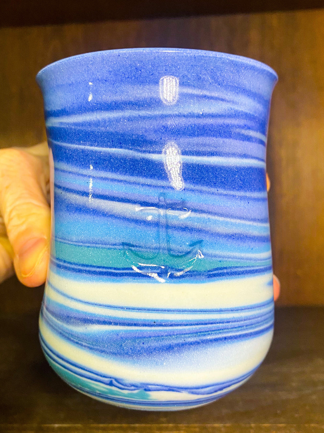East Coast Anchor Porcelain Wine Cup