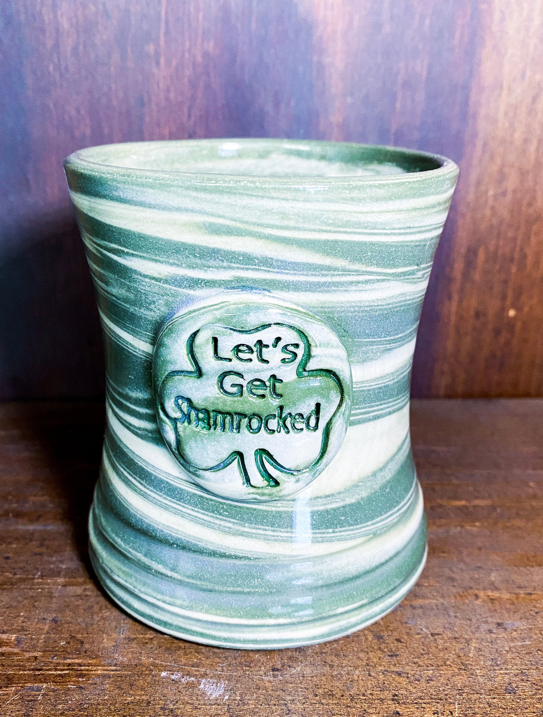 St. Patrick’s Day Wine Cup Let’s get Shamrocked